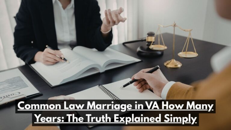 Common Law Marriage in VA How Many Years: The Truth Explained Simply