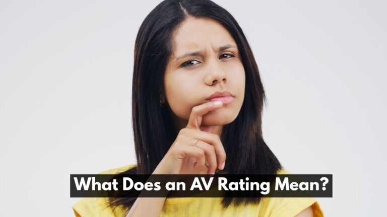 What Does an AV Rating Mean?