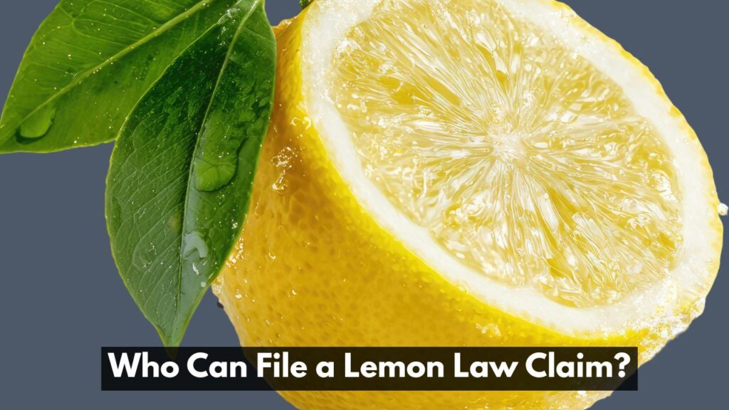 Who Can File a Lemon Law Claim?