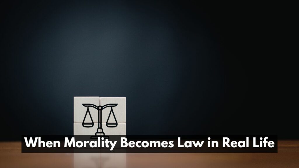 When Morality Becomes Law in Real Life